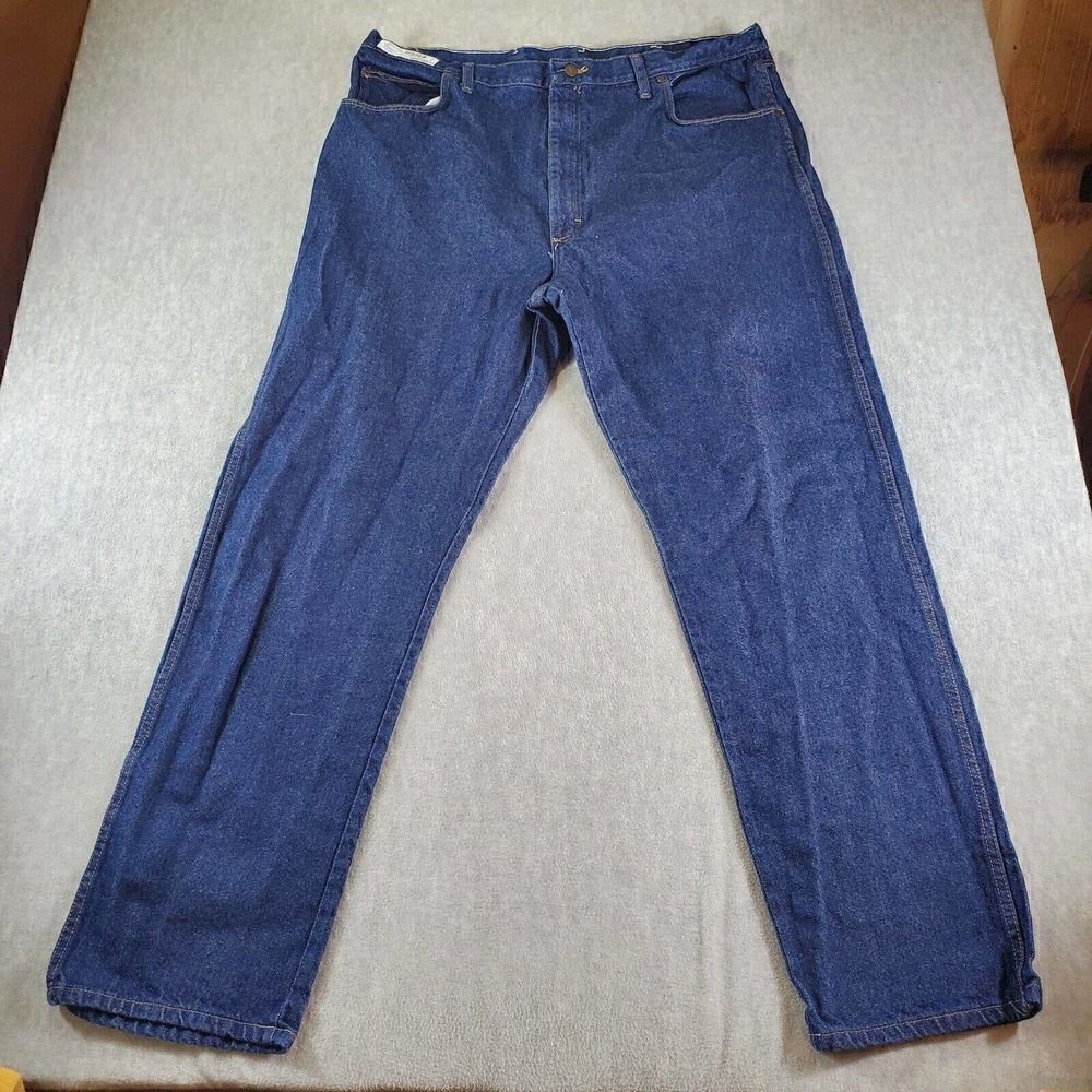 Red Kap Jeans Mens 42x34 Blue Classic Relaxed Fit Uniform Work Denim